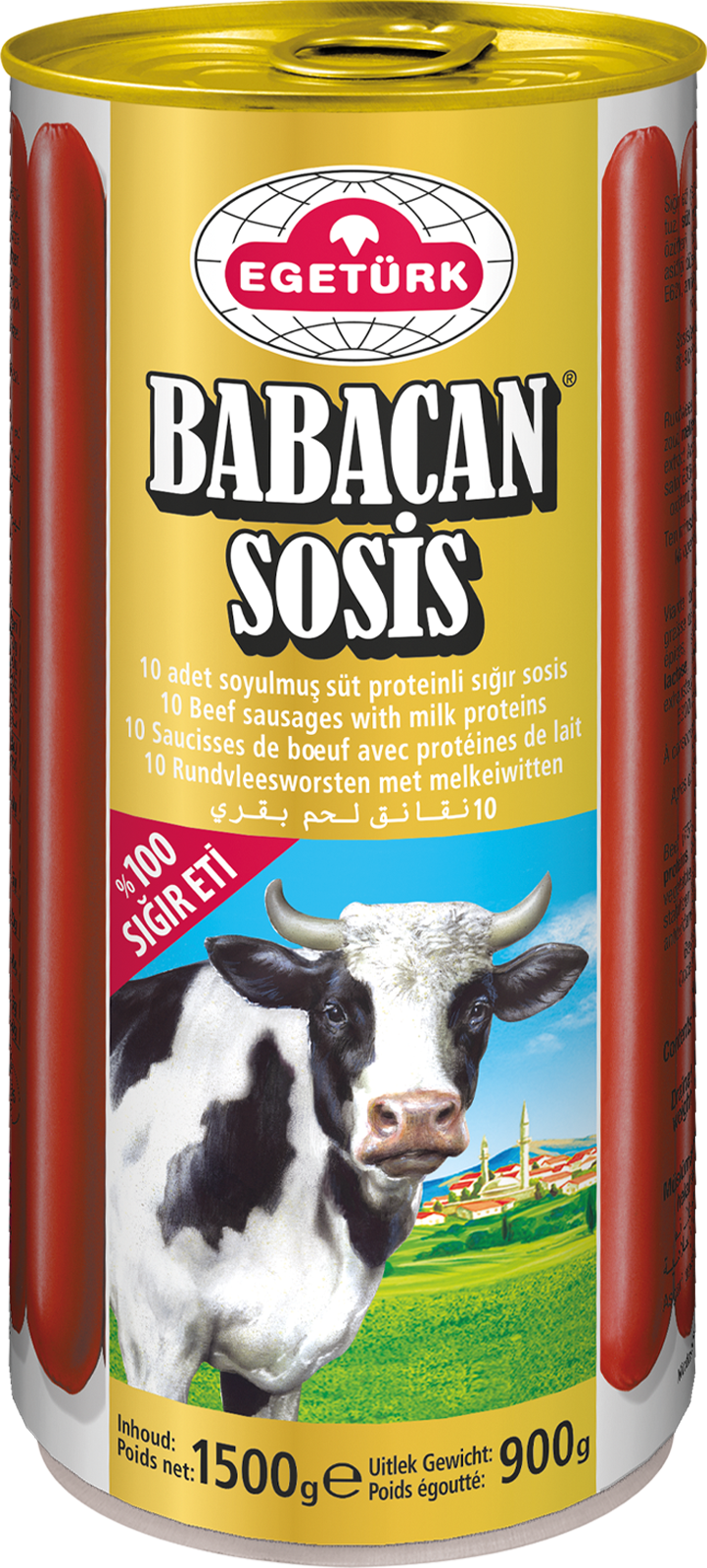 Egetürk Babacan - Jumbo Rindswürstchen 900g