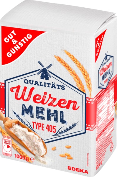 Gut und Günstig Weizenmehl 1kg