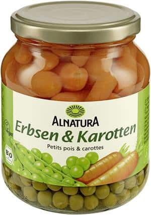 Alnatura Erbsen&Karotten 340g