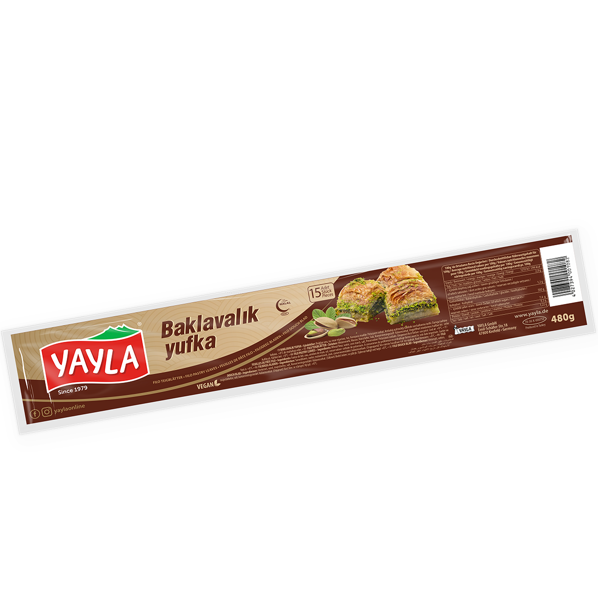 Yayla Filo Teigblätter 480g