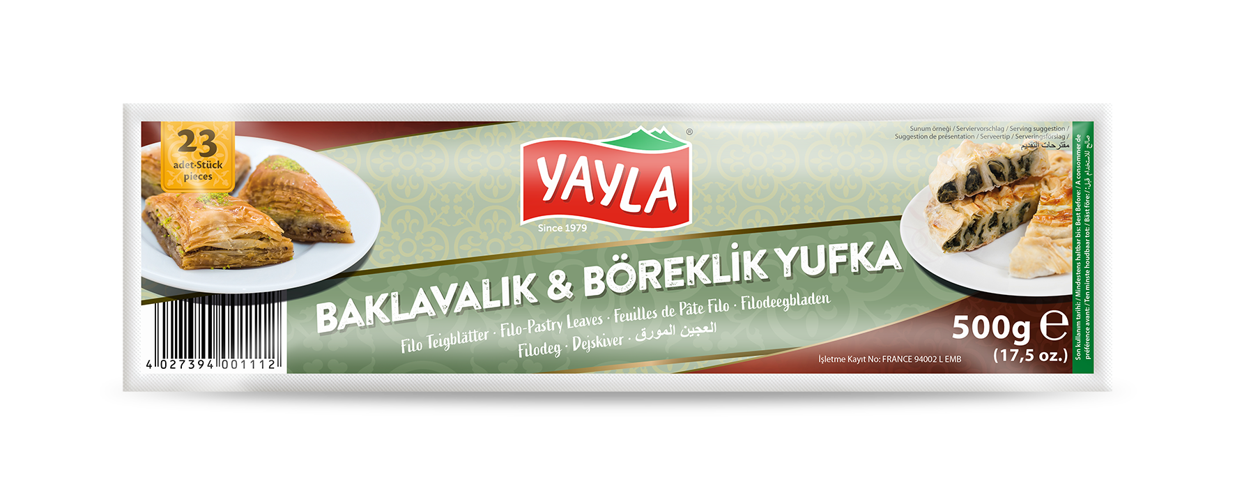 Yayla Blätterteig 500g