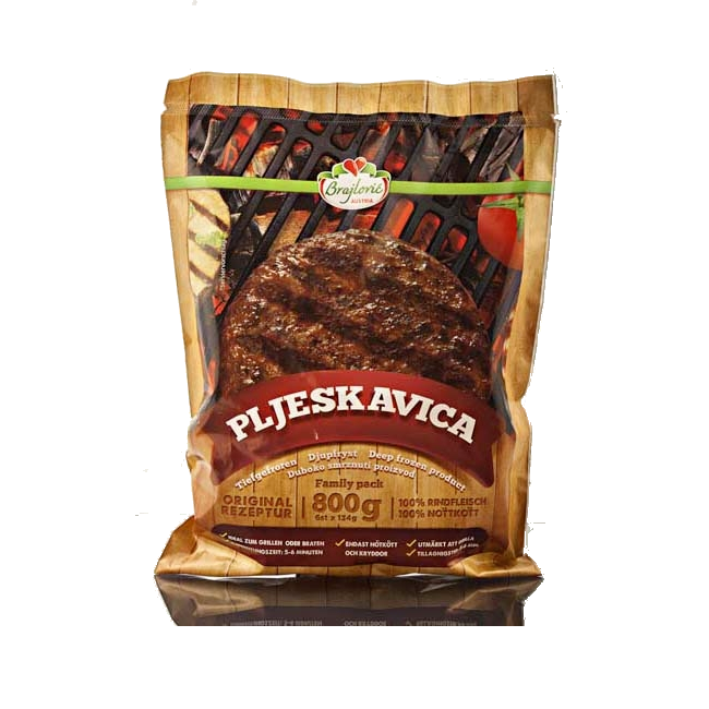 Brajlovic Hamburger Pljeskavica 800g