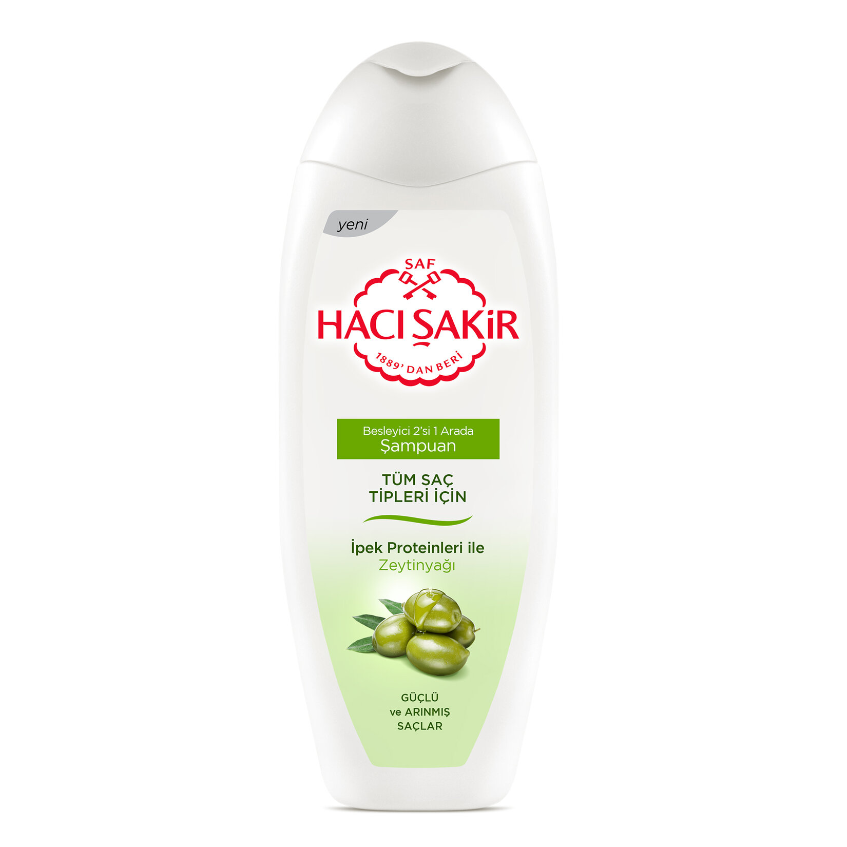 Haci Sakir Pflegeshampoo mit Olivenöl 2in1 500ml