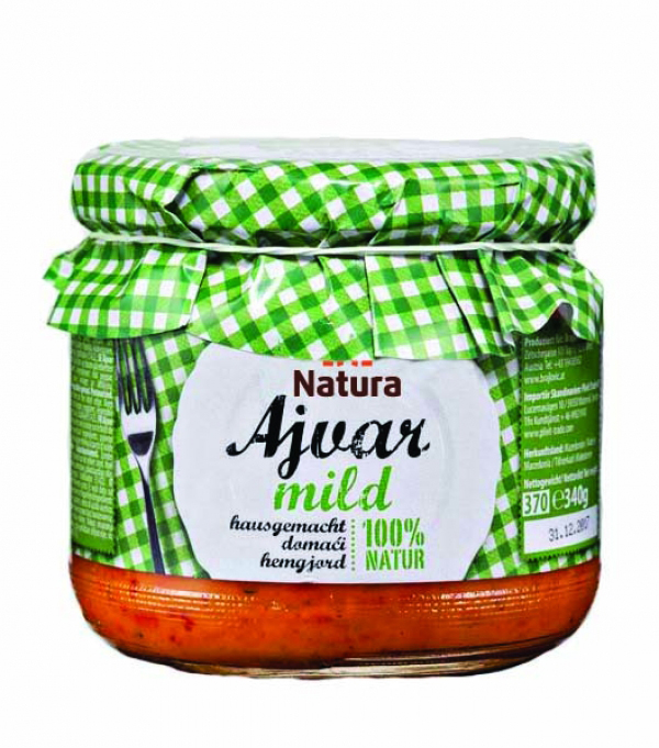 Natura Ajvar hausgemacht, mild 340g