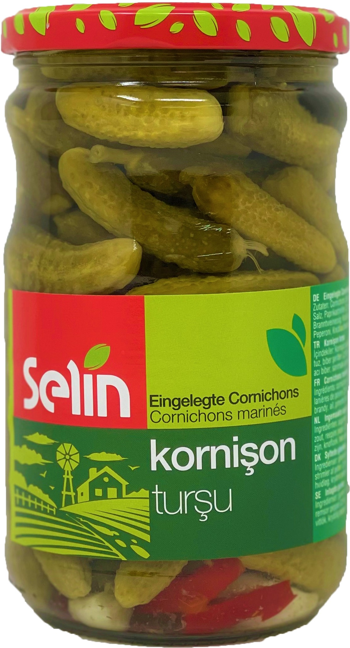 Selin eingelegte Cornichons 580g