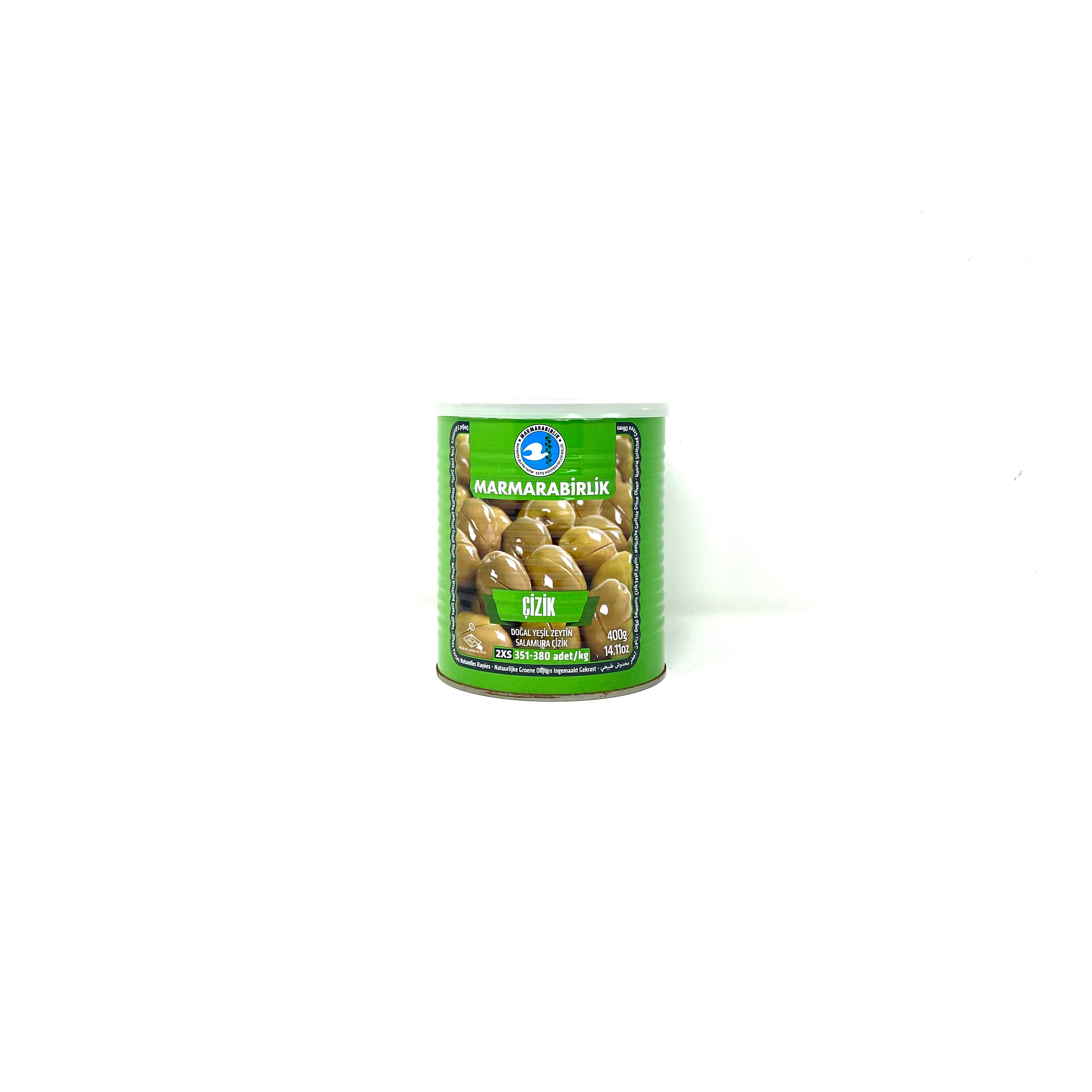 Marmarabirlik grüne Oliven, geschlitzt 400g