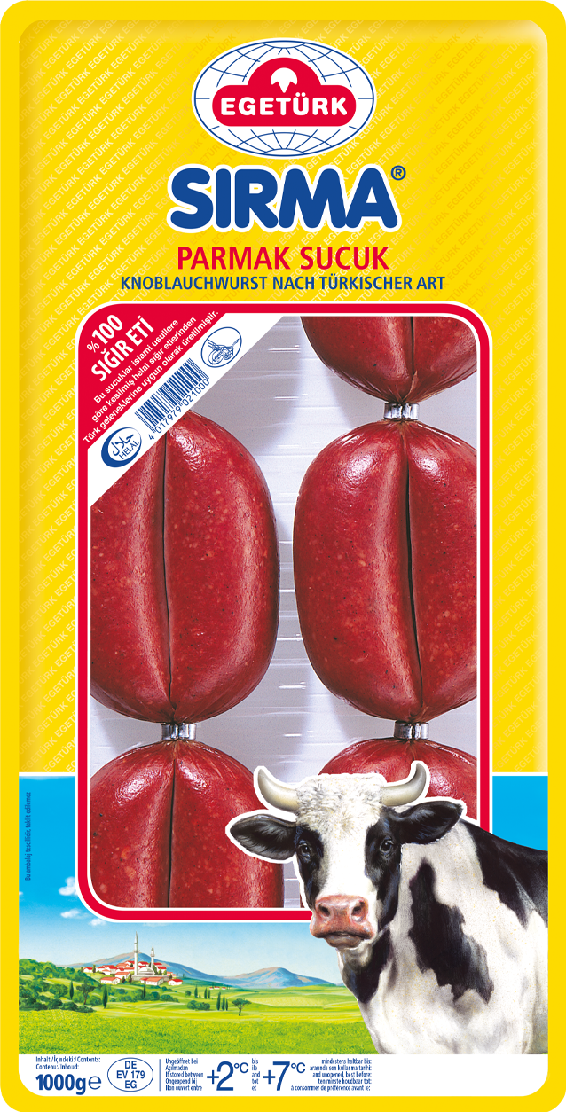 Egetürk Sirma - Knoblauchwurst 1kg