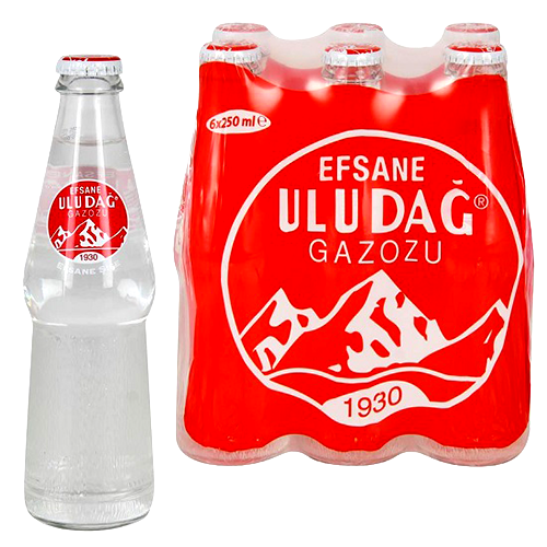 Uludag Efsane Gazoz - Brause Limonade 6x250ml