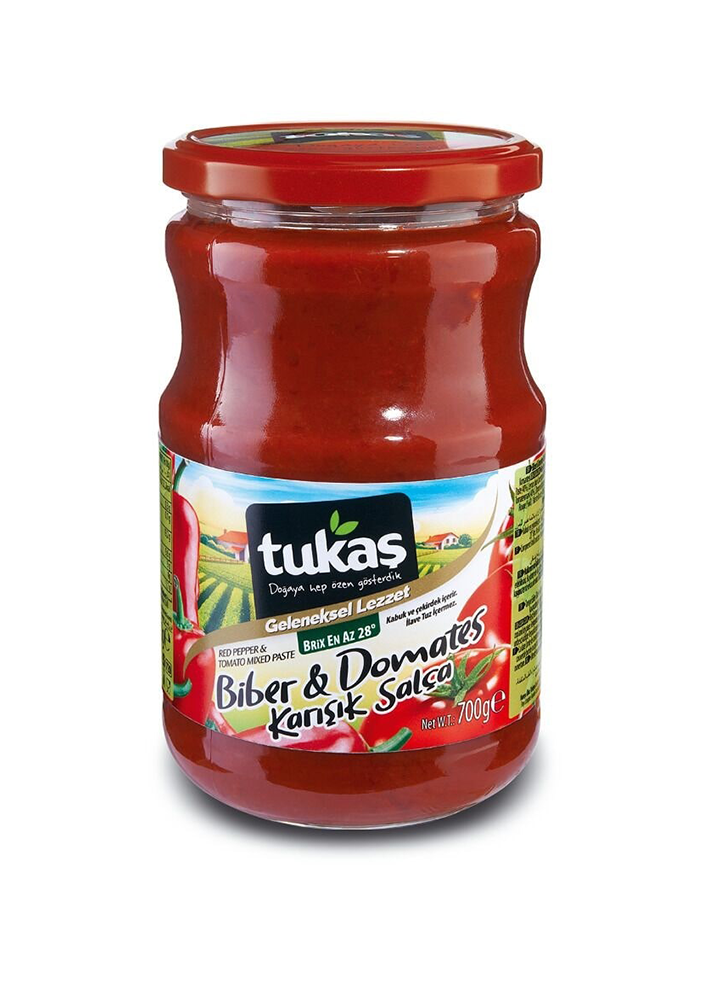 Tukas Paprika- und Tomatenmark 700g