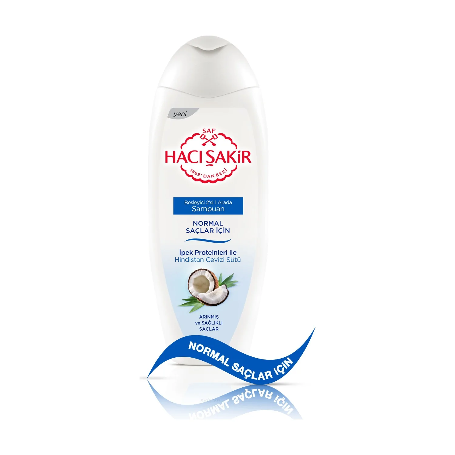 Haci Sakir Pflegeshampoo mit Kokosnuss Öl 2in1 500ml