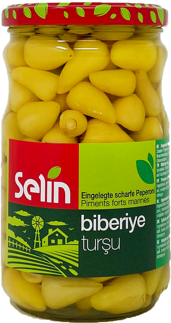 Selin eingelegte Mini Peperoni 580g